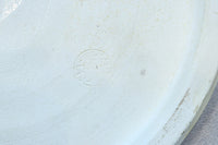 淡く色づく御本の模様が浮かぶ粉引大皿(共箱付き)　DC8778