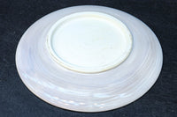 淡く色づく御本の模様が浮かぶ粉引大皿(共箱付き)　DC8778