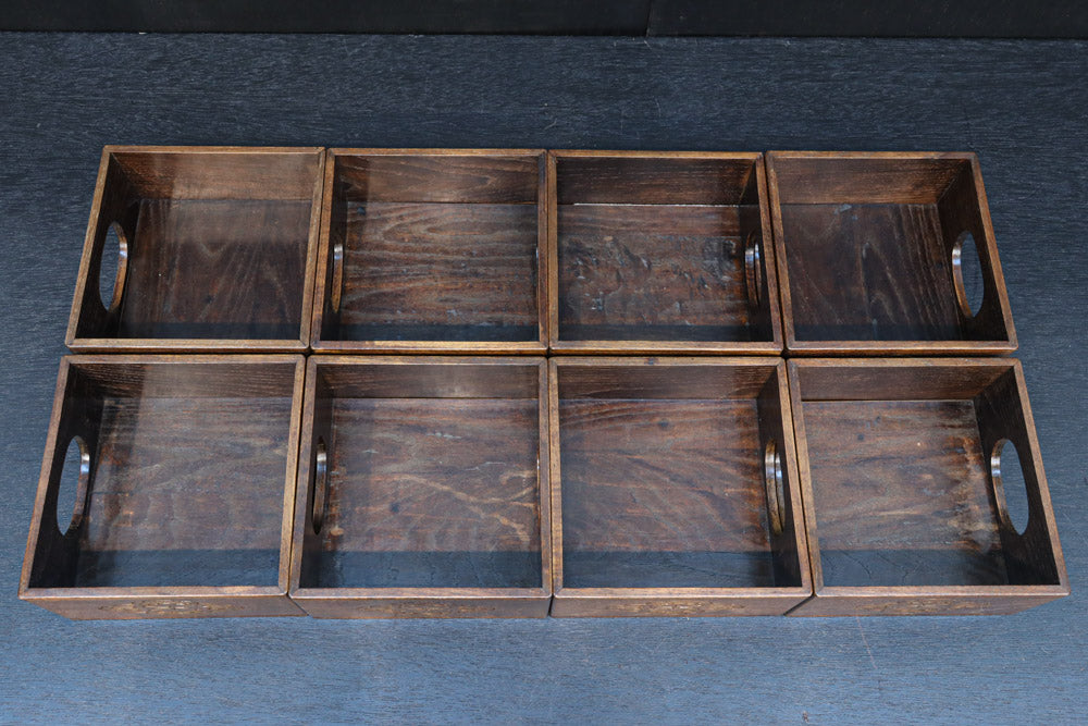 小物入れに!! 美しい桑の杢目を魅せる正方形の小箱　DC8783　在庫8個