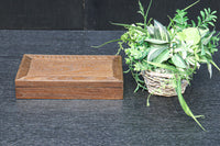 シンプルな装飾で杢目を引き立てる小箱　DC8792b