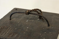 崩し文字で文章を書いた和紙付き角型行灯(あんどん)　DC8810