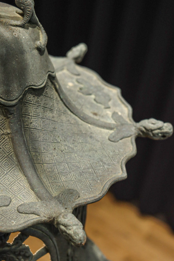 幻想的な雰囲気漂う真鍮製吊り灯籠　DC8812