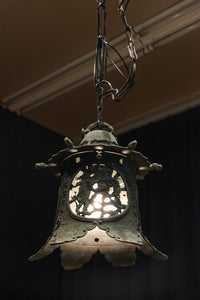 幻想的な雰囲気漂う真鍮製吊り灯籠　DC8812