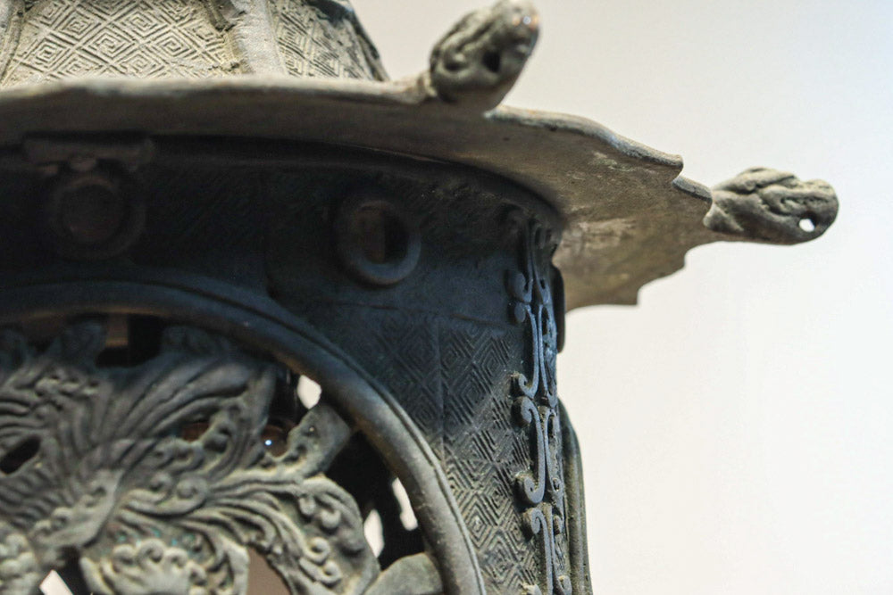 幻想的な雰囲気漂う真鍮製吊り灯籠　DC8812