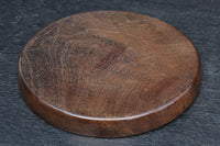 繊細な杢目模様で格調ある面持ちの丸盆　DC8831