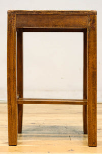 柔らかな風合いの懐かしい味のある角スツール　DC8835abcd　在庫(a:1 b:1 c:1 d:1)脚