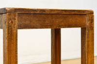 柔らかな風合いの懐かしい味のある角スツール　DC8835abcd　在庫(a:1 b:1 c:1 d:1)脚