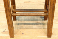 柔らかな風合いの懐かしい味のある角スツール　DC8835abcd　在庫(a:1 b:1 c:1 d:1)脚