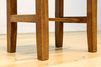 柔らかな風合いの懐かしい味のある角スツール　DC8835abcd　在庫(a:1 b:1 c:1 d:1)脚