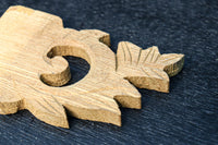 Set of 5 small carved ornaments DC8841ab