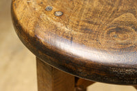 座面の杢目に時代の味わい溢れるスツール　DC8843a-e　在庫(a:1 b:1 c:1 d:1 e:1)脚