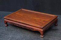 艶みある色彩に大らかな杢目が浮かび華のある置台　DC8851