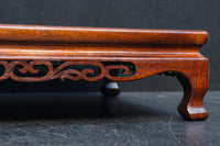 艶みある色彩に大らかな杢目が浮かび華のある置台　DC8851