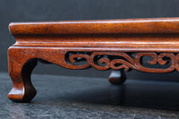 艶みある色彩に大らかな杢目が浮かび華のある置台　DC8851