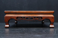 艶みある色彩に大らかな杢目が浮かび華のある置台　DC8851