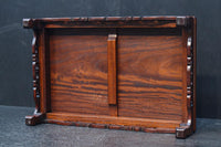 艶みある色彩に大らかな杢目が浮かび華のある置台　DC8851