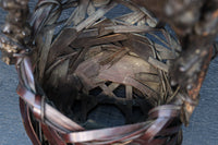 造形的なデザインで風情溢れる花カゴ　DC8856　在庫1組