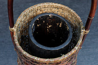 濃淡のある色彩で風情溢れる花カゴ　DC8859　在庫1組