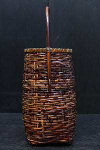 濃淡のある色彩で風情溢れる花カゴ　DC8859　在庫1組