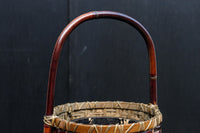 濃淡のある色彩で風情溢れる花カゴ　DC8859　在庫1組