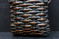 一輪挿しに!! 小型サイズの竹編み花カゴ　DC8860　在庫1組