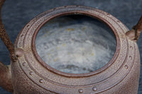 シンプルな装飾で風情ある｢浄清｣銘入り鉄瓶　DC8861