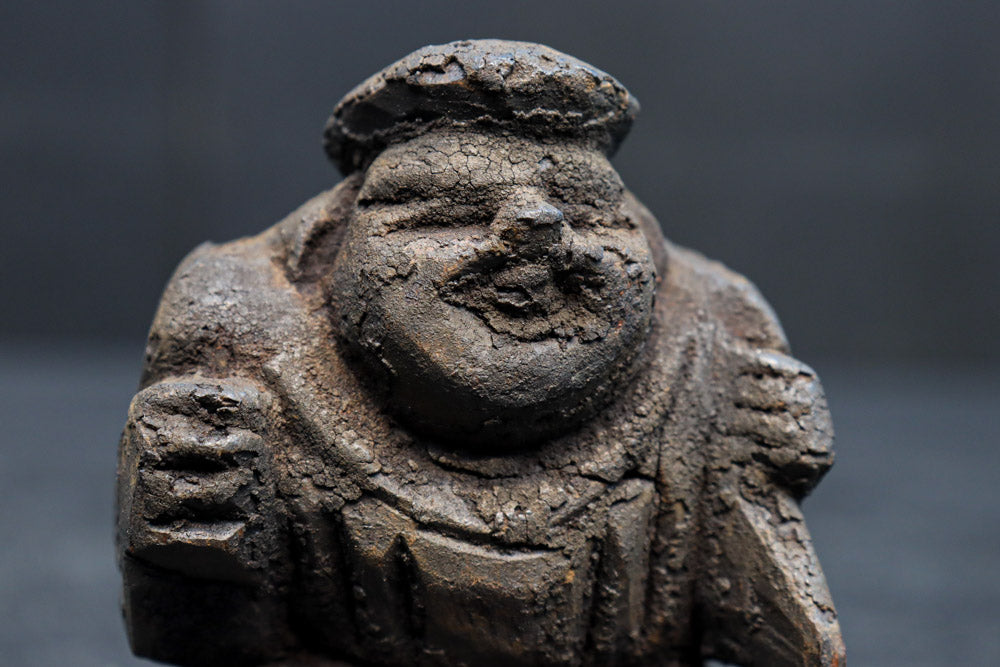 小型サイズ!! 温かみのある佇まいの恵比須様と大黒様のセット　DC8864　在庫2個1組