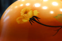 希少!! 鮮やかな美しい笠に薔薇の模様が描かれたノリタケの電笠　DC8874