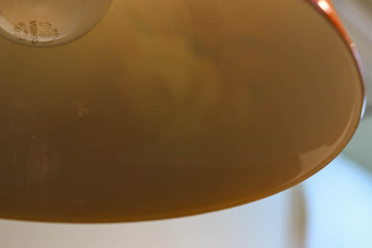 希少!! 鮮やかな美しい笠に薔薇の模様が描かれたノリタケの電笠　DC8874