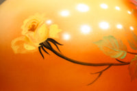 希少!! 鮮やかな美しい笠に薔薇の模様が描かれたノリタケの電笠　DC8874