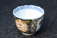 鮮やかな色彩で雅な面持ちの古伊万里の向付　DC8877　在庫3個