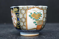 鮮やかな色彩で雅な面持ちの古伊万里の向付　DC8877　在庫3個