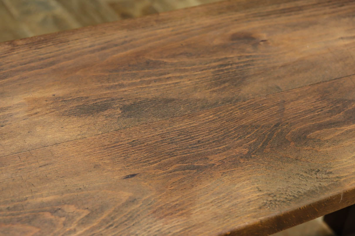 魅力的な古色を纏う趣きのあるベンチ　DC8878