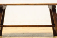 魅力的な古色を纏う趣きのあるベンチ　DC8878