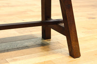 魅力的な古色を纏う趣きのあるベンチ　DC8878