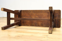 魅力的な古色を纏う趣きのあるベンチ　DC8878