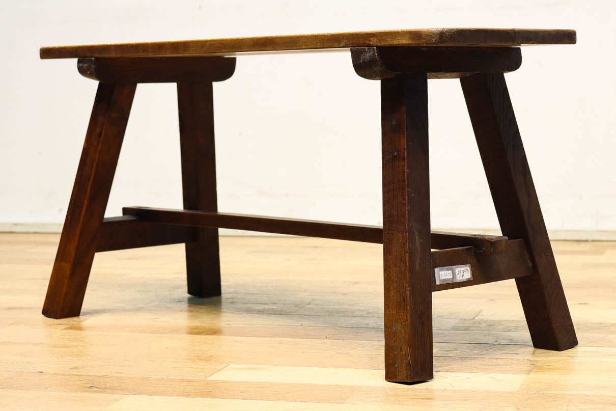 魅力的な古色を纏う趣きのあるベンチ　DC8878