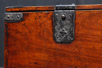 時代の風合いが味わいのある硯箱(鍵付き)　DC8879