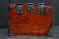 時代の風合いが味わいのある硯箱(鍵付き)　DC8879