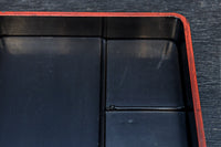 菊の花が美しく描かれた鎌倉彫の硯箱　DC8880