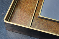 蒔絵の紋様が描かれた格調ある硯箱(共箱付き)　DC8881