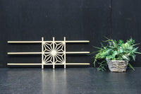 角麻組子を一つ組んだシンプル建具素材　DC8893　在庫48枚