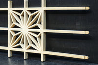 角麻組子を一つ組んだシンプル建具素材　DC8893　在庫48枚