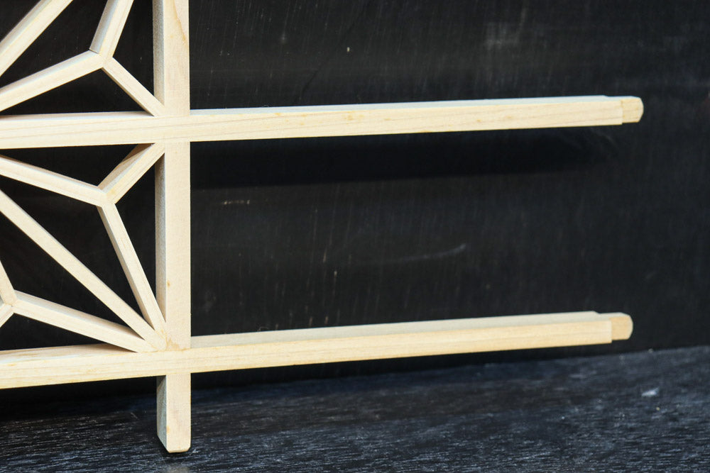 角麻組子を一つ組んだシンプル建具素材　DC8893　在庫48枚