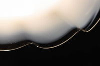 柔らかなフリルに透明の縁取りで上品な電笠　DC8897　