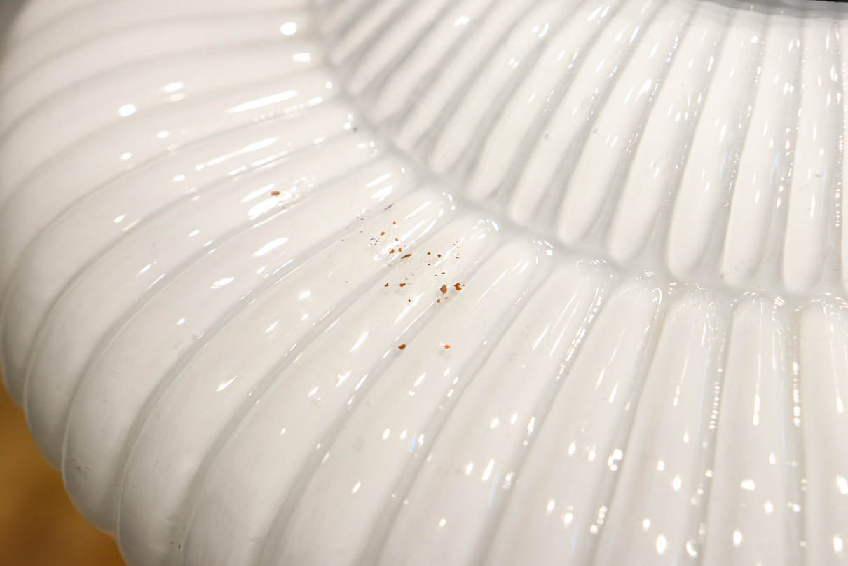 和の趣きあるプレスガラスの電笠　DC8899