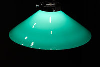 エメラルドグリーンで落ち着きあるレトロな電笠　DC8901