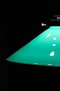 エメラルドグリーンで落ち着きあるレトロな電笠　DC8901