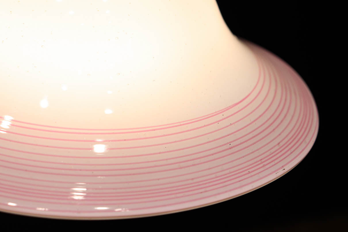 ピンクの縁取りで華やかな面持ちの電笠　DC8902