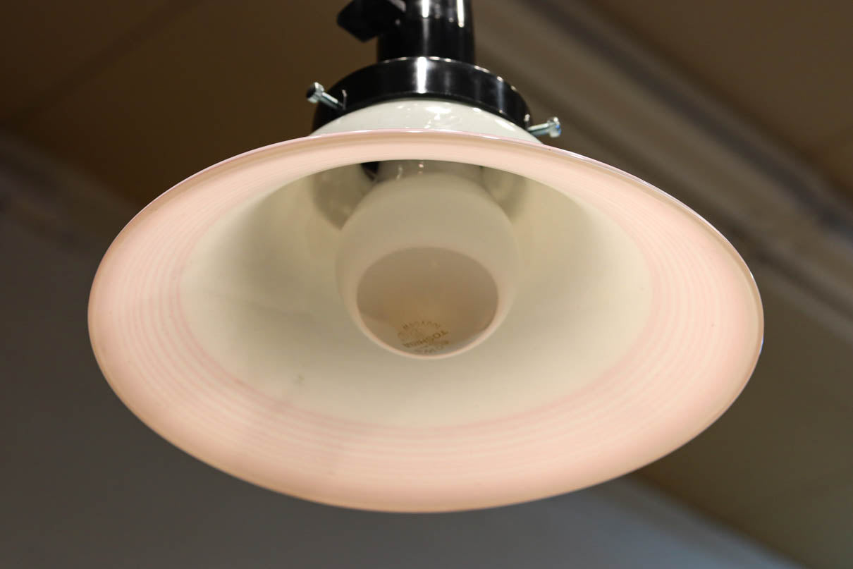 ピンクの縁取りで華やかな面持ちの電笠　DC8902